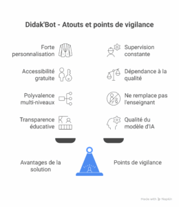 napkin des atouts et points de vigilance